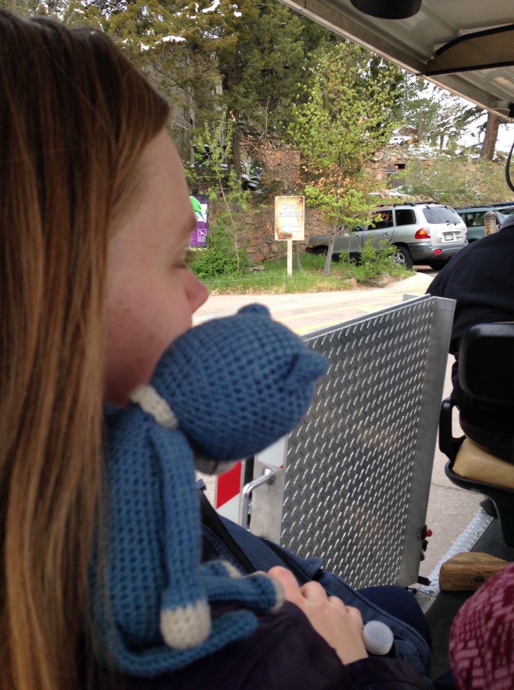 Riding the tram is fun!