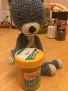 Blue Cat's trout bait of choice.